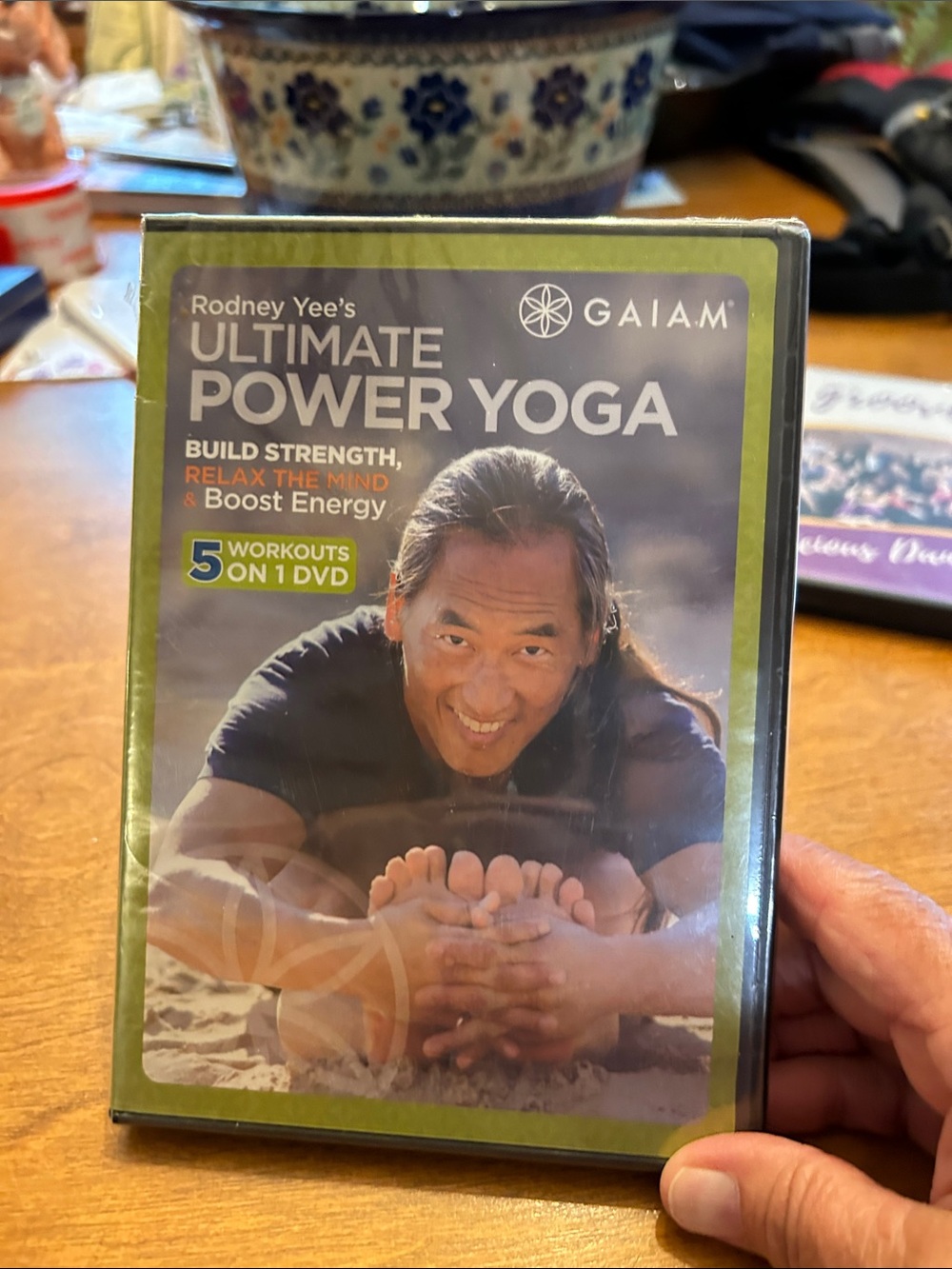 GAIAM Ultimate Power Yoga DVD - Green and Black Cover